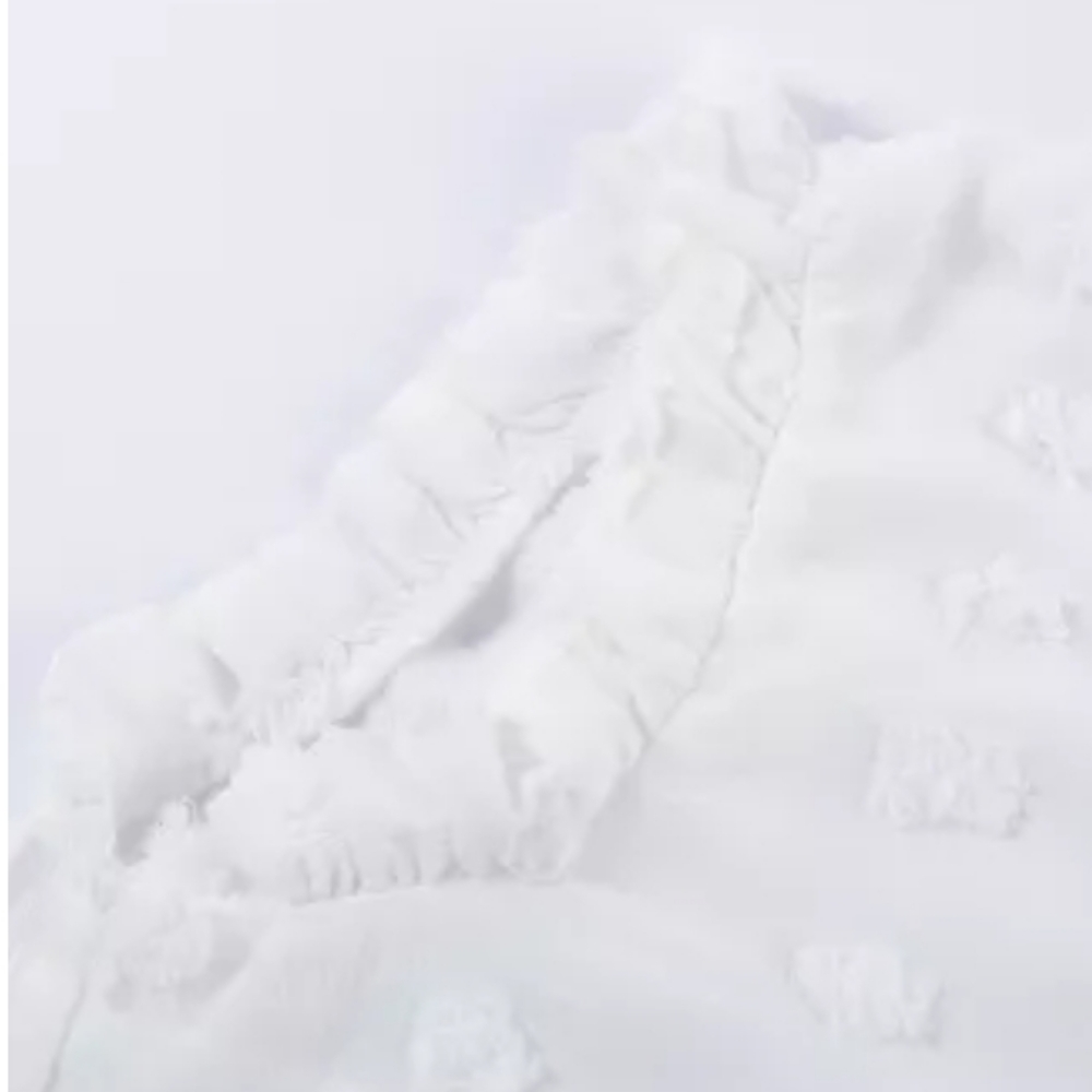 ♥️New boutique button ruffle dot tank - Picture 11 of 17